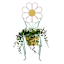 Sunny Club Metal Flower Chair Planter Stand, 24"