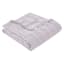 Providence 3-Piece Purple Embroidered Washed Microfiber Quilt Set, King