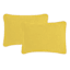 Crosby St. 3-Piece Yellow Washed Microfiber Quilt Set, Full/Queen
