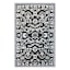 Arrington Black & Grey Traditional Border Washable Accent Rug, 20x32