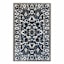 Arrington Taupe & Blue Traditional Border Washable Accent Rug, 20x32