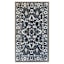 Arrington Taupe & Blue Traditional Border Washable Accent Rug, 36x59