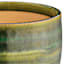 Alana Green Ceramic Outdoor Planter, Medium
