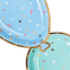 8-Count Let's Celebrate Salad Plates
