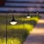 6.5-Lumen Solar Black Down Pathway Light
