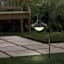 6.5-Lumen Solar Black Down Pathway Light