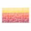 Spiral Red & Yellow Ombre Jacquard Velour Beach Towel, 34x64