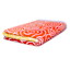 Spiral Red & Yellow Ombre Jacquard Velour Beach Towel, 34x64