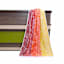 Spiral Red & Yellow Ombre Jacquard Velour Beach Towel, 34x64