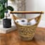 Wicker Toilet Paper Holder with Storage
