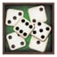 Framed Dice Wall Décor, 16"