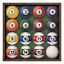 Framed BilliadsWall Decor, 16"