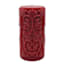 Midnight Shadows Red Ornate Halloween Pillar Candle, 3x6