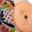 Hand Painted Talavera Multicolor Patterned Ceramic Outdoor Planter, Medium