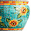Sunflower Mosaic Tile Ceramic Outdoor Planter, Extra Large