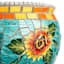 Sunflower Mosaic Tile Ceramic Outdoor Planter, Large