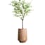 Found & Fable Eleni White Outdoor Planter, 16"