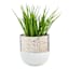 Found & Fable Silver Metal Outdoor Planter, Small