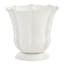 Providence Alice White Outdoor Planter, 8"