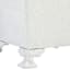 Providence White Metal Outdoor Planter, Small