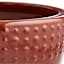 Briar Brown Ceramic Outdoor Planter, Medium