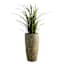 Halston Teal Ceramic Outdoor Planter, Small
