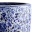 Halston Blue Ceramic Outdoor Planter, Medium