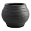 Black Onyx Outdoor Planter, Medium
