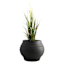 Black Onyx Outdoor Planter, Medium