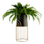 Crosby St. Bronze & Black Planter Stand, Medium