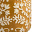 Honeybloom Indoor Yellow Embossed Flower Planter, 7"