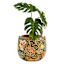 Hand Painted Floral Outdoor Planter, Small