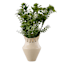 Rattan Ceramic Vase, 6.5"
