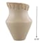Rattan Ceramic Vase, 6.5"