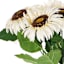 White Sunflower Fall Flower Bush, 17"