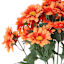 Orange Mum Flower Bush, 16.5"