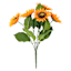 Orange Sunflower Fall Flower Bush, 17"