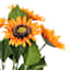Orange Sunflower Fall Flower Bush, 17"