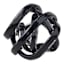 Black Glass Knot, 6.7"