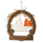 Homespun Harvest Truck Wall Wreath, 14x15