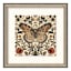Glass Framed 3D Butterfly Print Wall Art, 16"