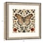 Glass Framed 3D Butterfly Print Wall Art, 16"