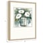 Glass Framed Floral Print Wall Art, 19x25
