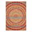(E542) Multicolor Scope Brodny Area Rug, 5x7