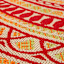 (E542) Multicolor Scope Brodny Area Rug, 5x7