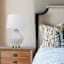 White Ceramic Oversized Lamp with Shade, 27"