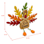 Homespun Harvest Turkey Table Decor, 10"