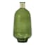 Green Spanish Glass Vase with Rope, 24"