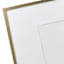 25" Gold Matted to 11x14 Wall Frame