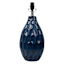 Navy Ceramic Honeycomb Medium Table Lamp Base, 20"